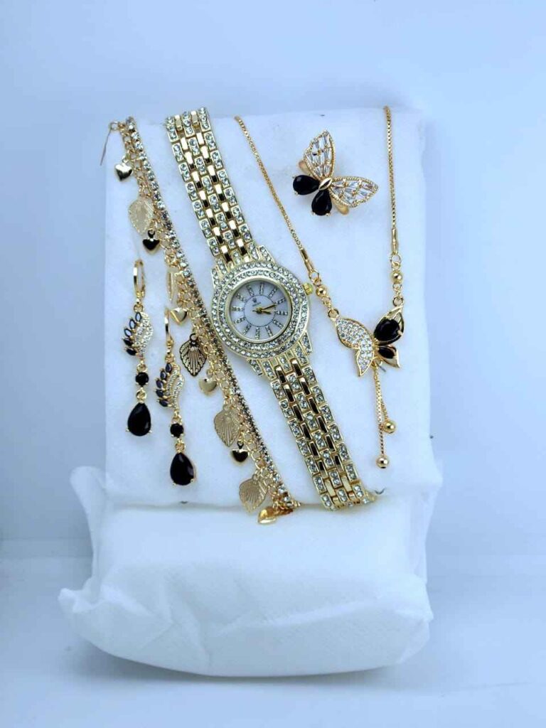 Women's Gift Item Watch Combo Set